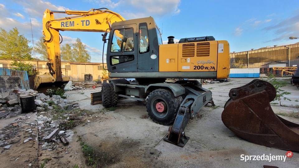 Koparka HYUNDAI R 200 W7A Koła małopolskie