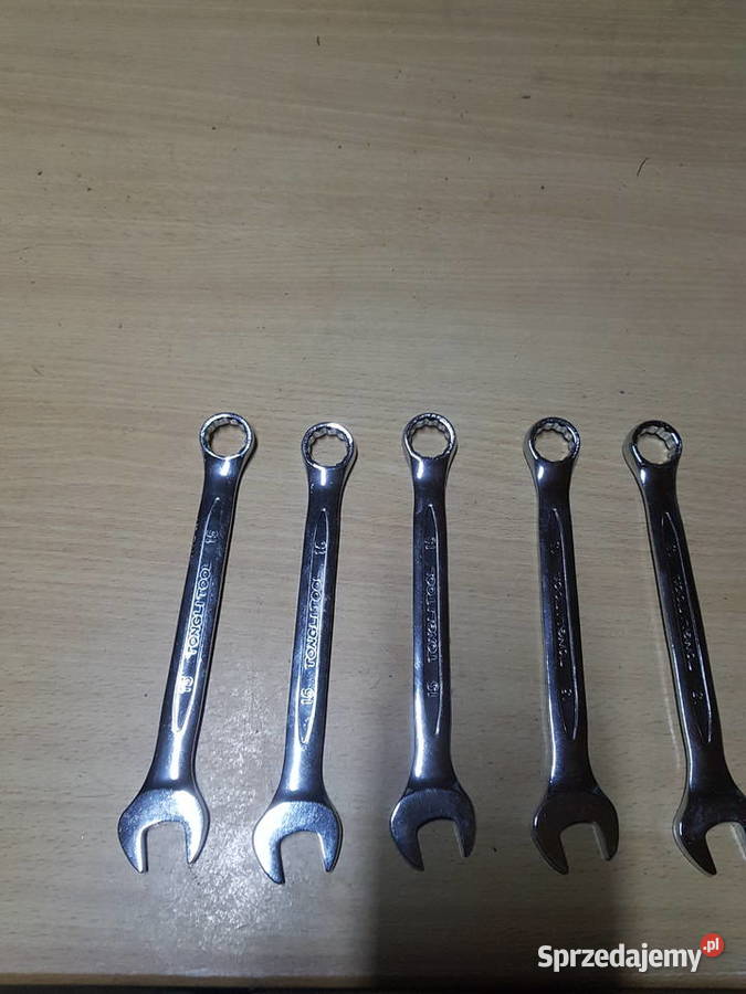 Klucz płasko oczkowy 15 mm stal chromowowanadowa Głogowa