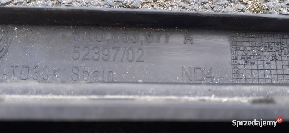 Kratki zderzaka vw polo 6r wielkopolskie Międzychód