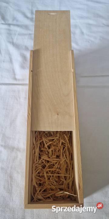 Drewniane pudełkoskrzynka na alkohol Warszawa sprzedam