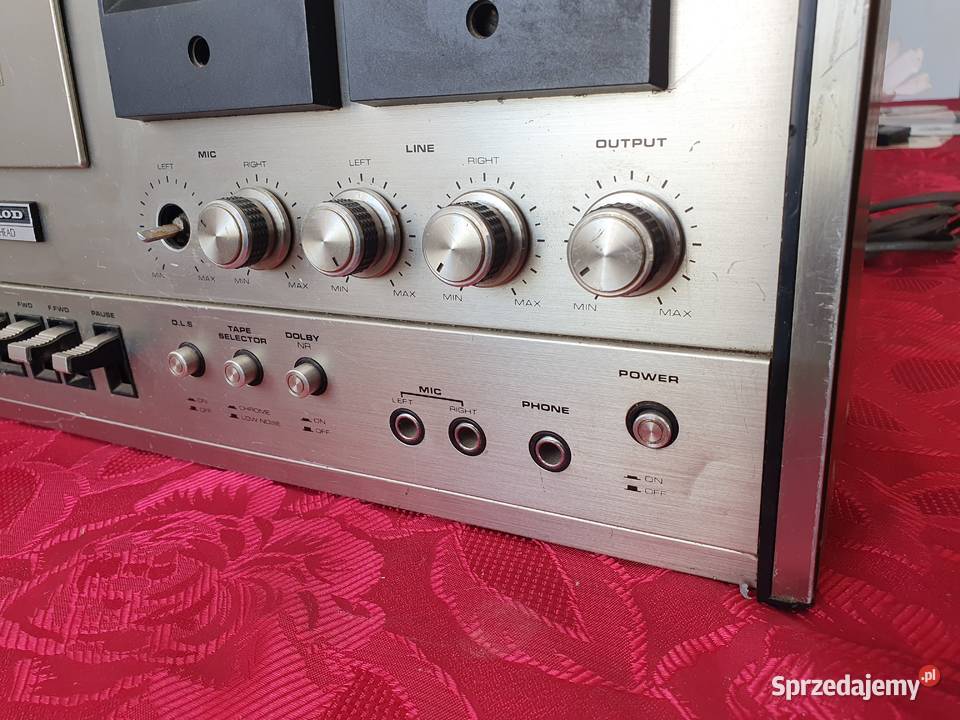 Stary zabytkowy deck magnetofon AKAI gxc510d Kępice