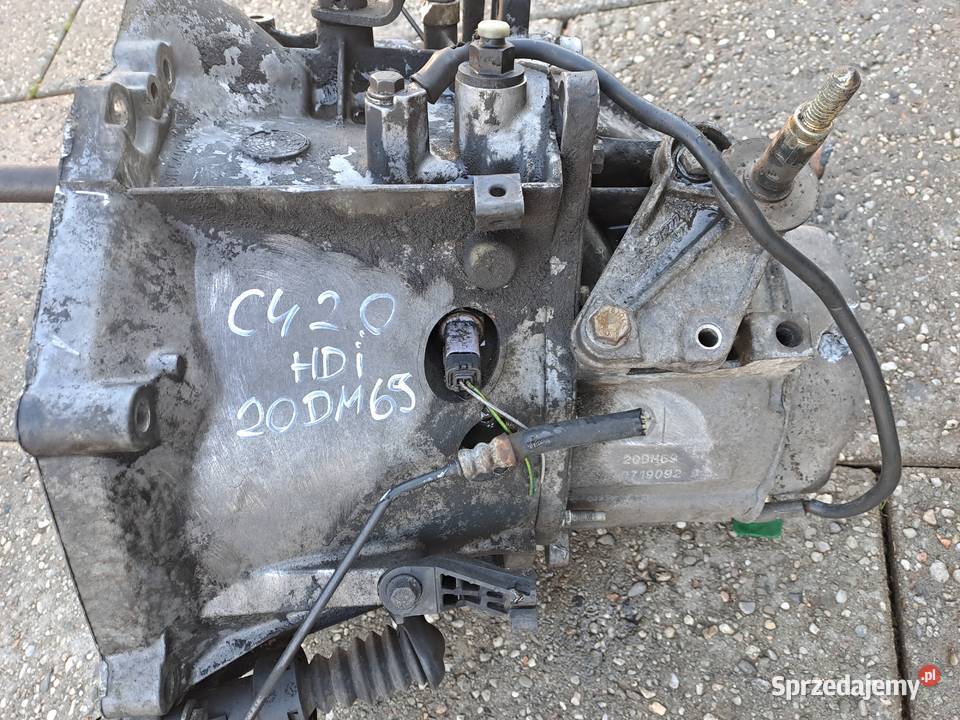 Citroen Peugeot 16 HDi skrzynia biegów kod