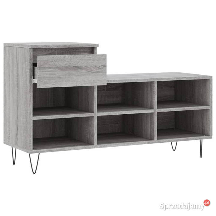 Szafka na buty szary dąb sonoma 102x36x60 Warszawa