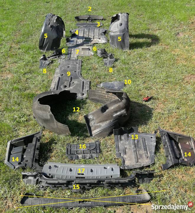 Nadkole Osłona Płyta Ślizg Wlot Pampers Bmw e90 Dębica