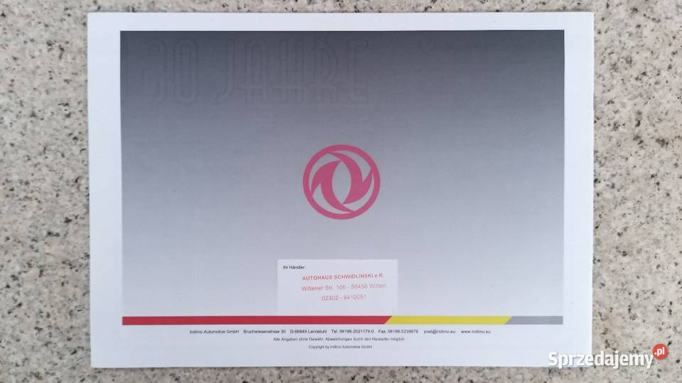 DFSK KSerie CSerie Mini Truck Prospekt Bytom