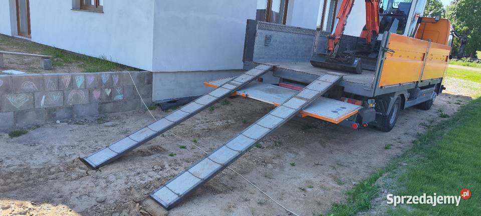 Najazdy trapy aluminiowo stalowe