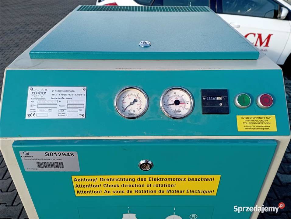 Sprężarka RENNER RSDK 9 z osuszaczem i Wilków