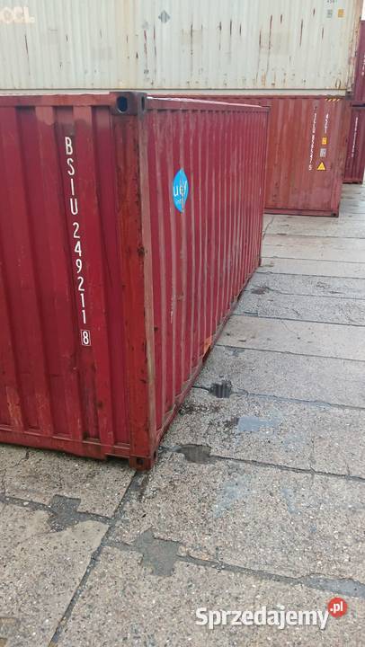 Kontener 6 metrowy 20 DV morski Biznes i Przemysł mazowieckie Wyszków