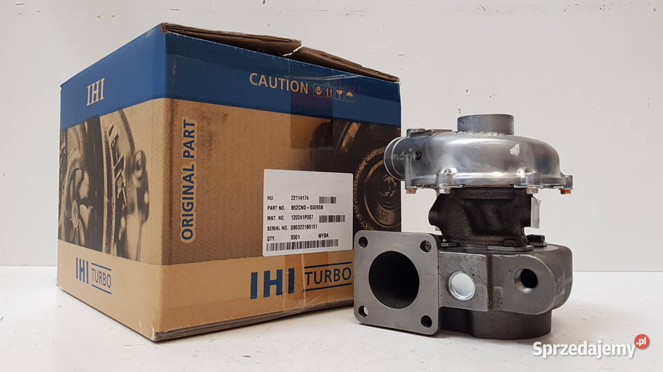 Turbosprężarka IHI MYBA VA180095 B52CNDS0095B mazowieckie Siedlce sprzedam