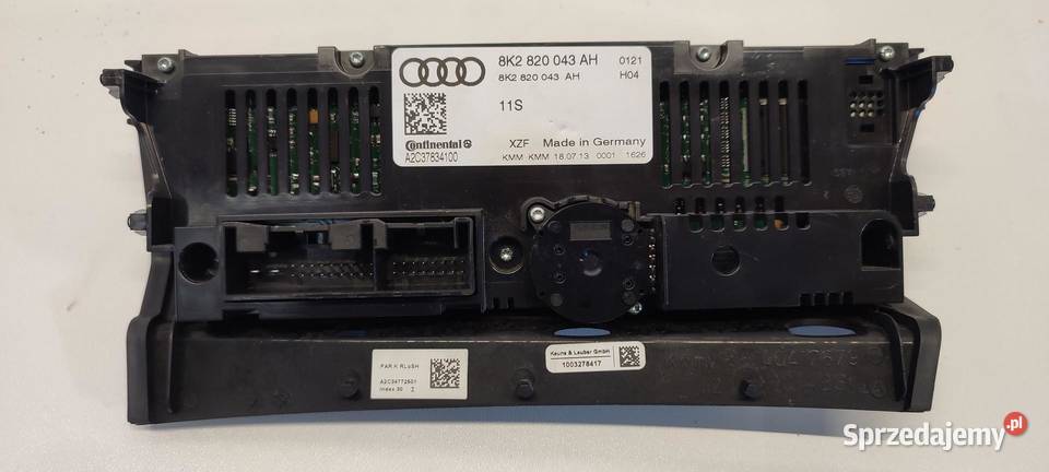 AUDI A5 8T PANEL KLIMATYZACJI 8K2820043AH osobowe dolnośląskie