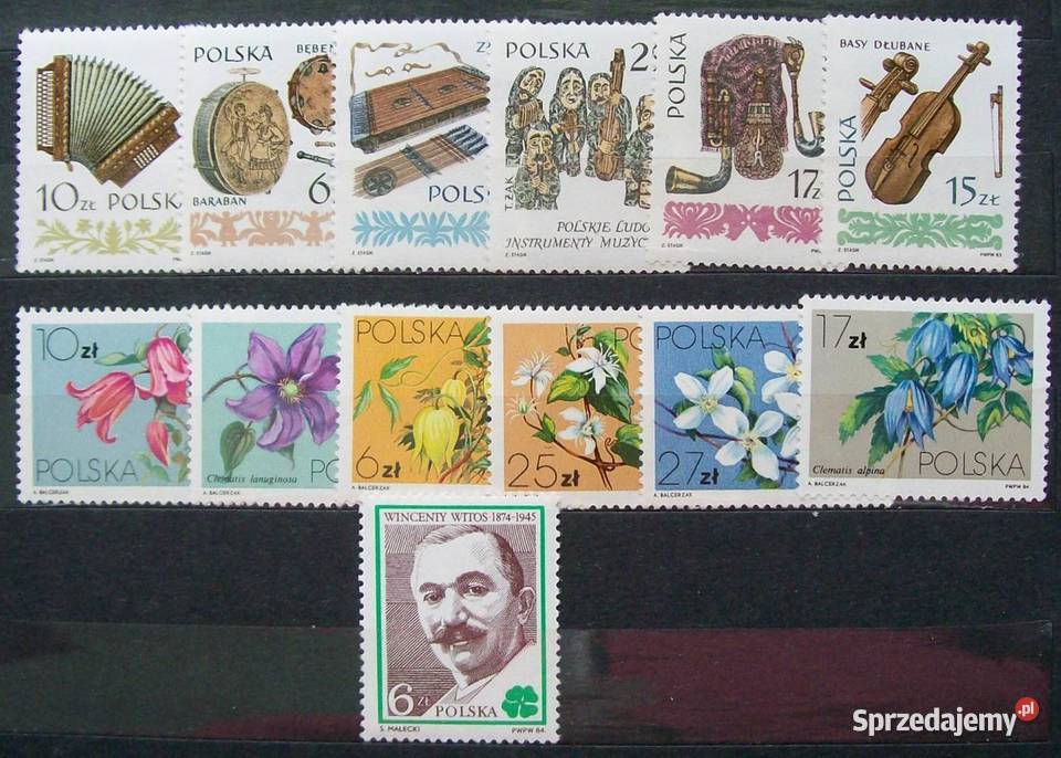 Znaczki polskie 1984 I kwartał Leźnica Wielka