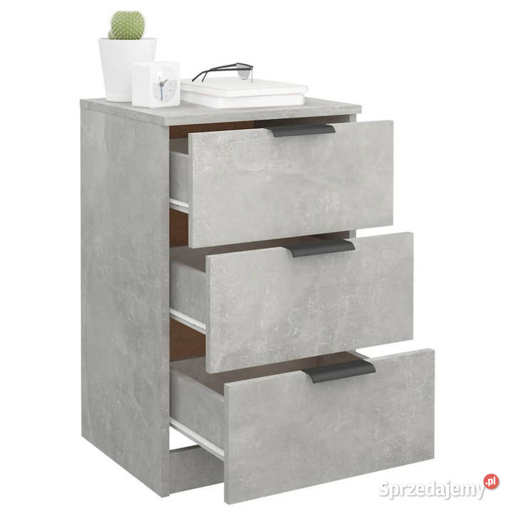 Szafka nocna szarość betonu 40x36x65 WM811276 Warszawa