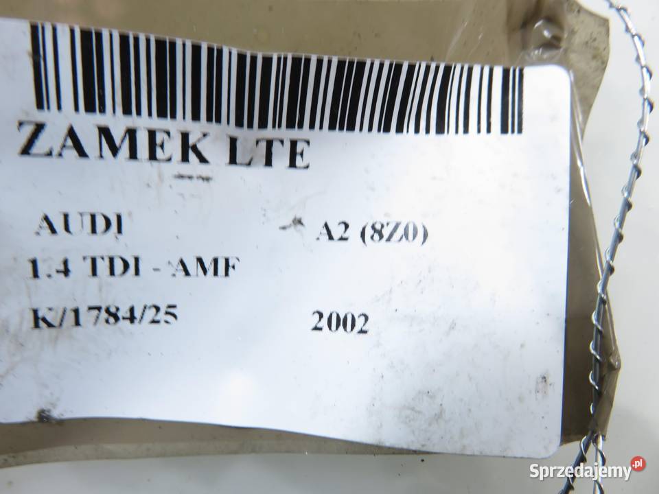 ZAMEK LEWY TYLNY AUDI A2 8Z0 8Z0839015D osobowe małopolskie