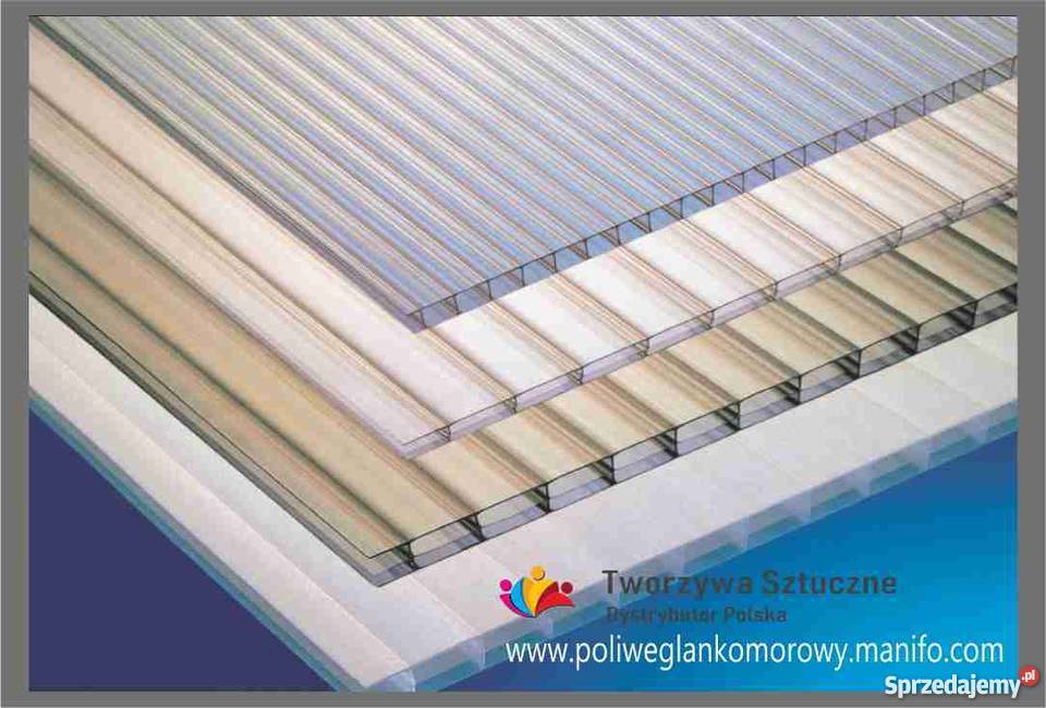 Poliwęglan Komorowy UV 4681016202532mm taras Budownictwo i akcesoria Konin