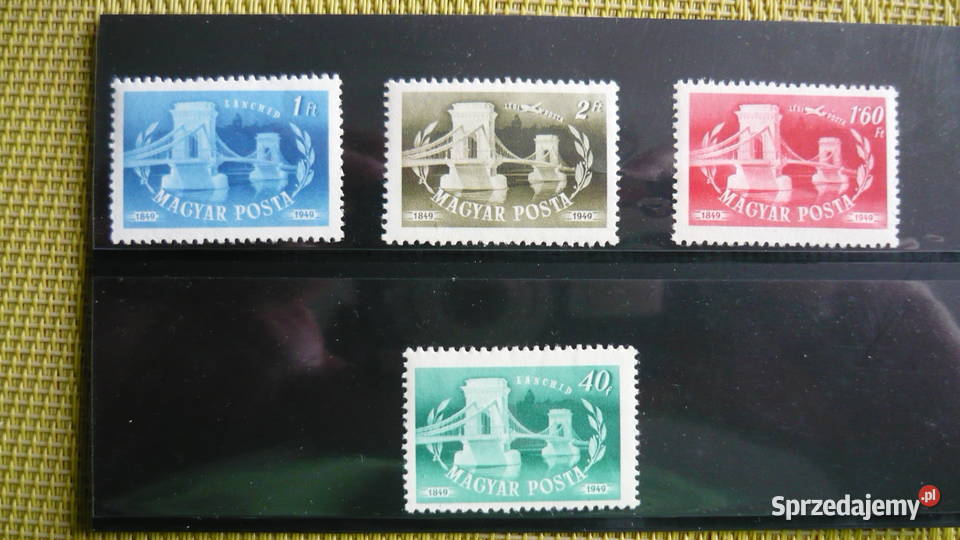 Znaczki Węgry mosty Myszków sprzedam