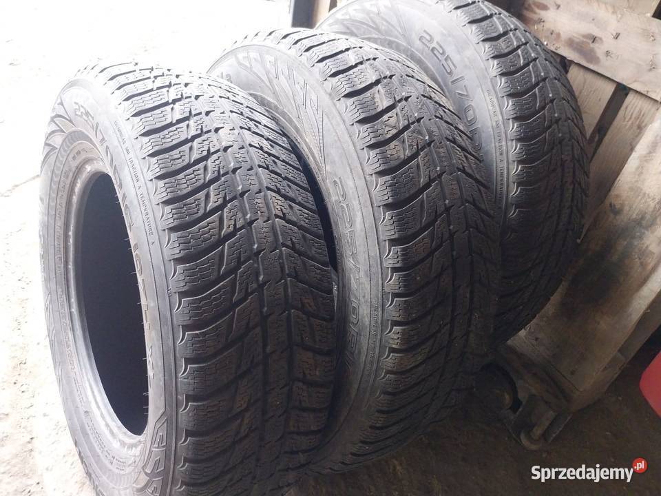 opony Nokian WR SUW3 22570r16 zima 3 łódzkie Wróblew sprzedam