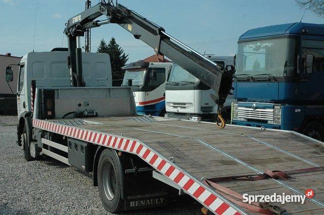 Laweta RENAULT 270 DCI laweta HDS HIAB 102 łódzkie Tomaszów Mazowiecki sprzedam