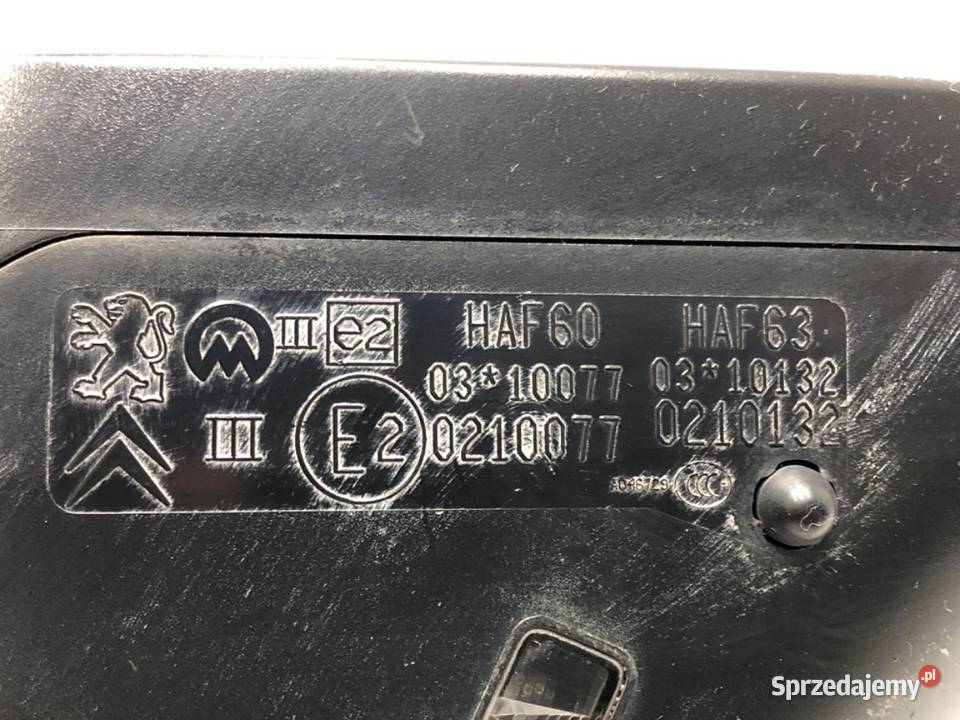 LUSTERKO PRAWY PEUGEOT 508 I SedanLimuzyna 1018 Lusterka zewnętrzne sprzedam