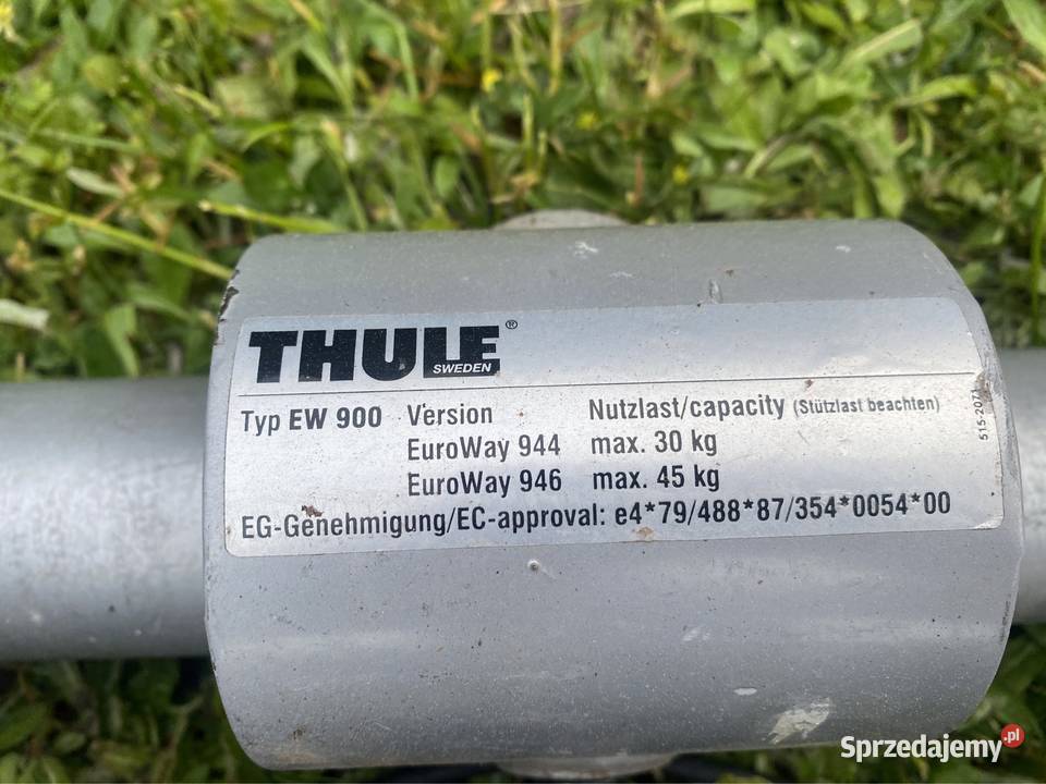 Bagażnik na dwa rowery Thule uchylny mocowany na Głogów Małopolski