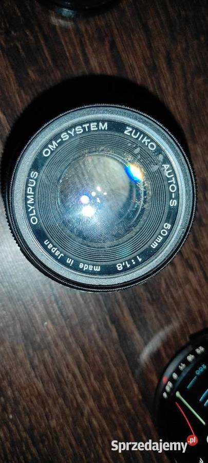 2x Aparat Olympus om 10 obiektywy torba śląskie Janów