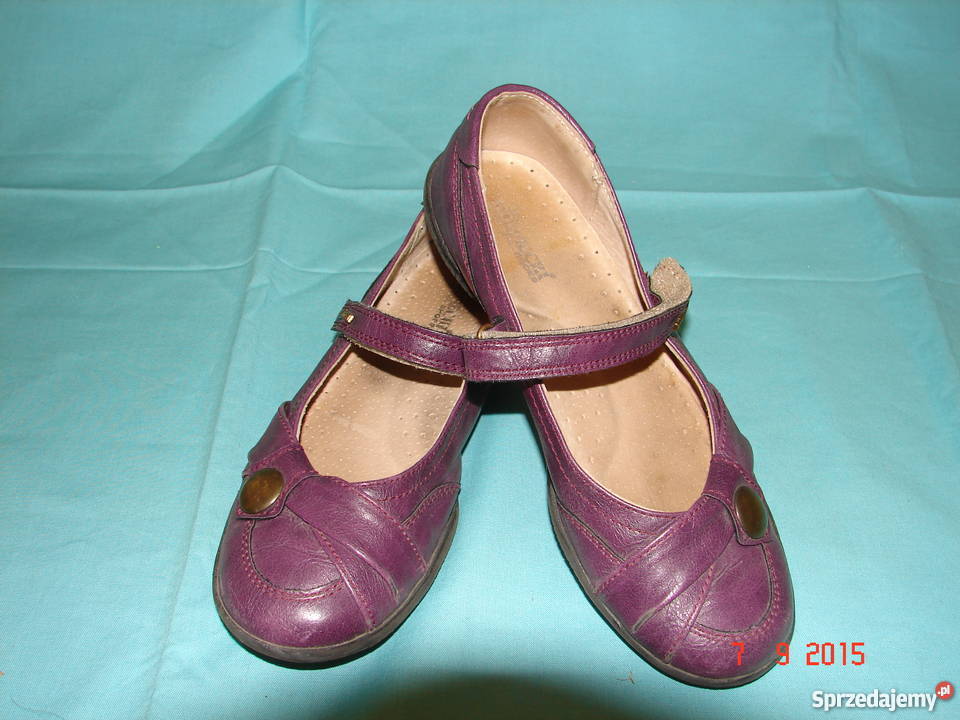 Buty pantofelki baleriny Kornecki 34 fiolet Wkładka profilowana Ełk