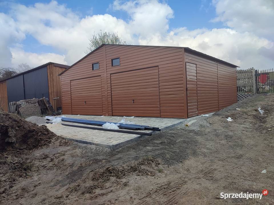 Garaż Blaszany HALA MAGAZYNOWA Magazyn Wiata Sprzedaż Zgorzelec