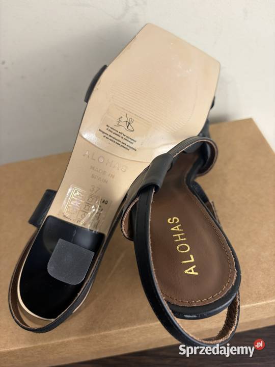 Skórzane Klapki na obcasie Alohas Asymmetric