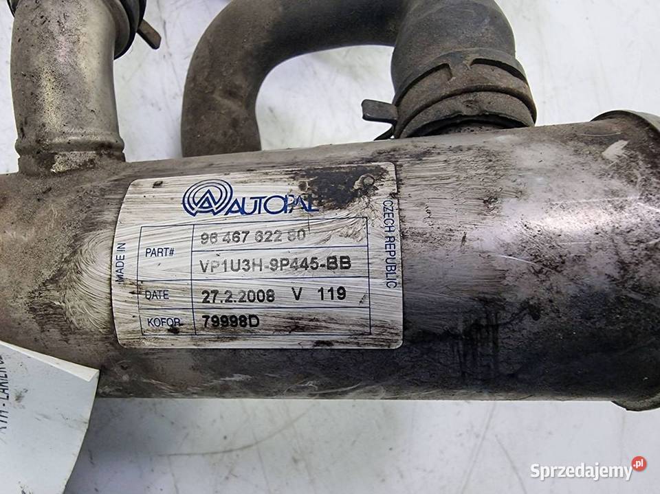 CHŁODNICA EGR CITROEN C4 9646762280 Lipno