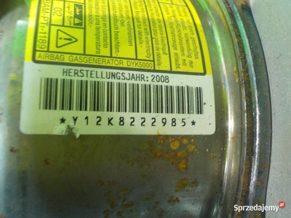 TOYOTA PRIUS II 08r 5D AIRBAG poduszka pasazera mazowieckie Suków
