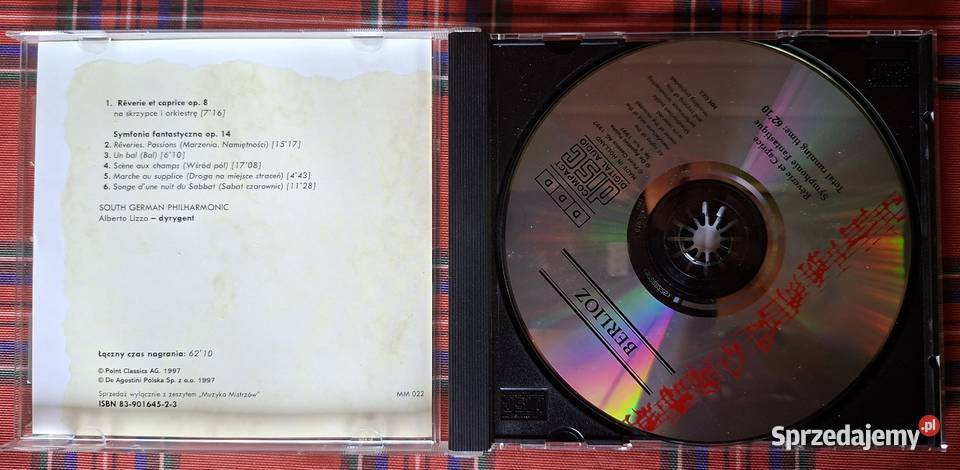 Muzyka mistrzów Berlioz CD Kraków