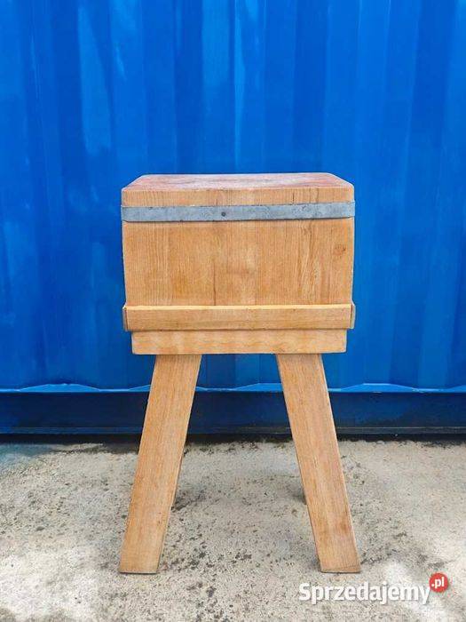 Kloc masarski drewniany 40x31x77 solidny pieniek sprzedam