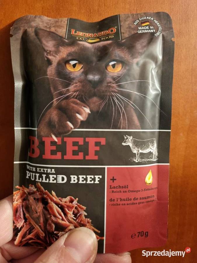 Saszetki kota mokra karma Leonardo Majdan Królewski