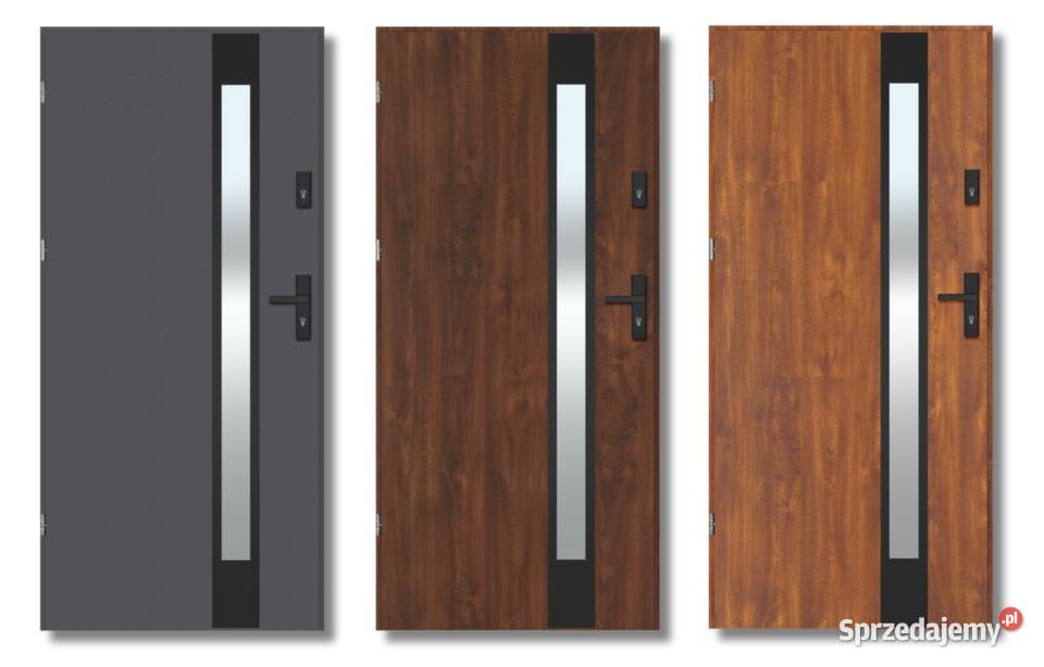 Producent drzwi model THERMO GETYNGA NERO Drzwi zewnętrzne Częstochowa