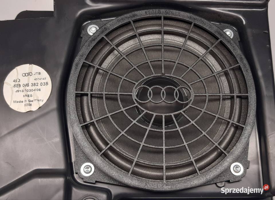 GŁOŚNIK SUBWOOFER WZMACNIACZ AUDI A4 B6 B7 Części samochodowe