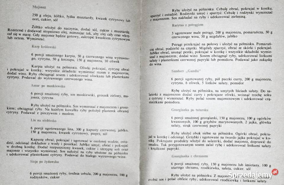 Dania rybne Mieczysław Łazarek lubelskie Chełm