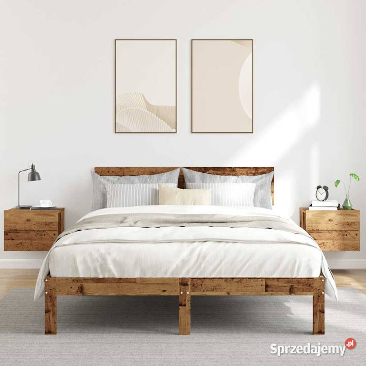 Wiszące szafki nocne 2 stare drewno 40x32x30 Warszawa