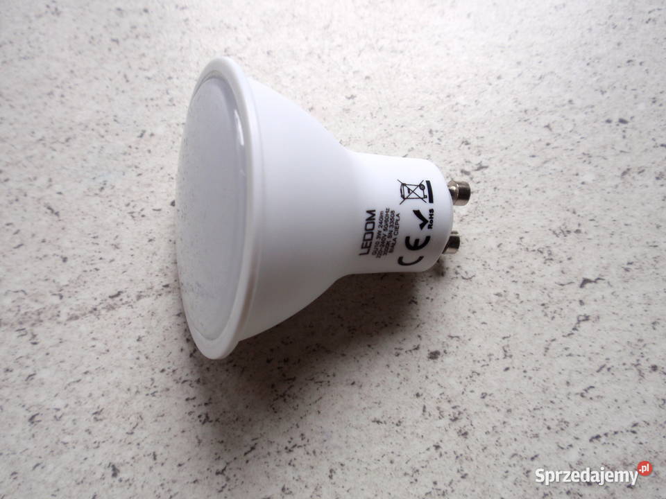 Żarówka LED GU10 3W 3000k biały ciepły LEDOM Łódź