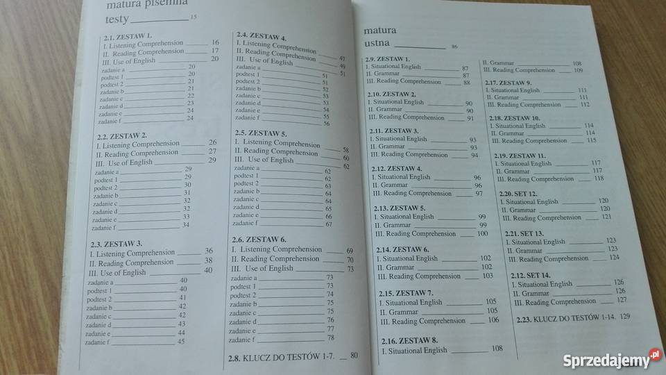 Testy maturalne z języka angielskiego