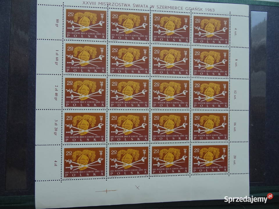 Znaczki pocztowe Polska Fi 12571262 Arkusz podkarpackie