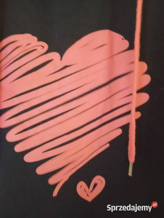 Granatowa bluza z kapturem 4XL Plus Size różowe Gorzów Wielkopolski sprzedam