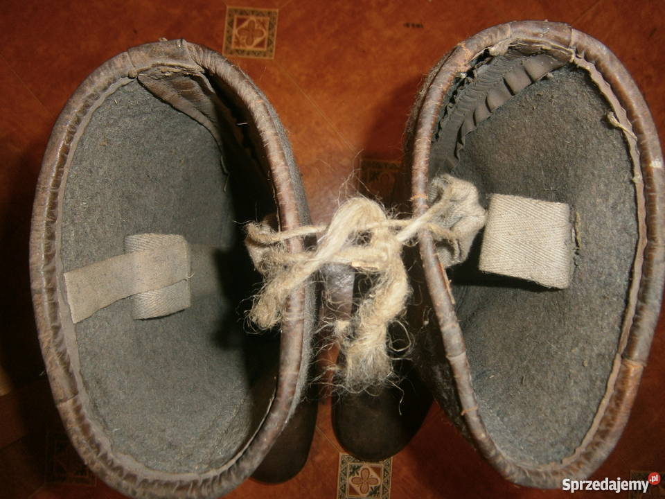 BUTY FILCOWO SKÓRZANE POWOJENNE Wałbrzych