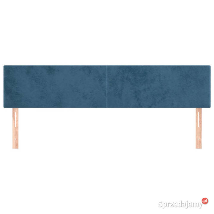 Zagłówki do łóżka 2 ciemnoniebieski 90x5x7888 mazowieckie sprzedam