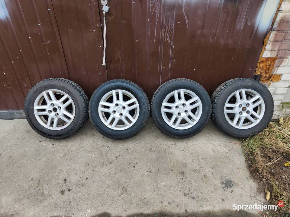 Felgi 14 4x100 et37 opony 18565r14 Dębica z opla Terebiń