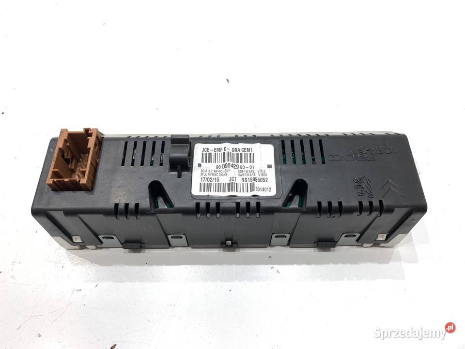 WYŚWIETLACZ FIAT SCUDO II 9809842980 EKRAN