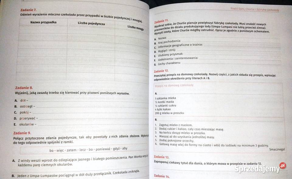 Sprawdziany klasy 4 Język Polski Anna Lasek sprzedam