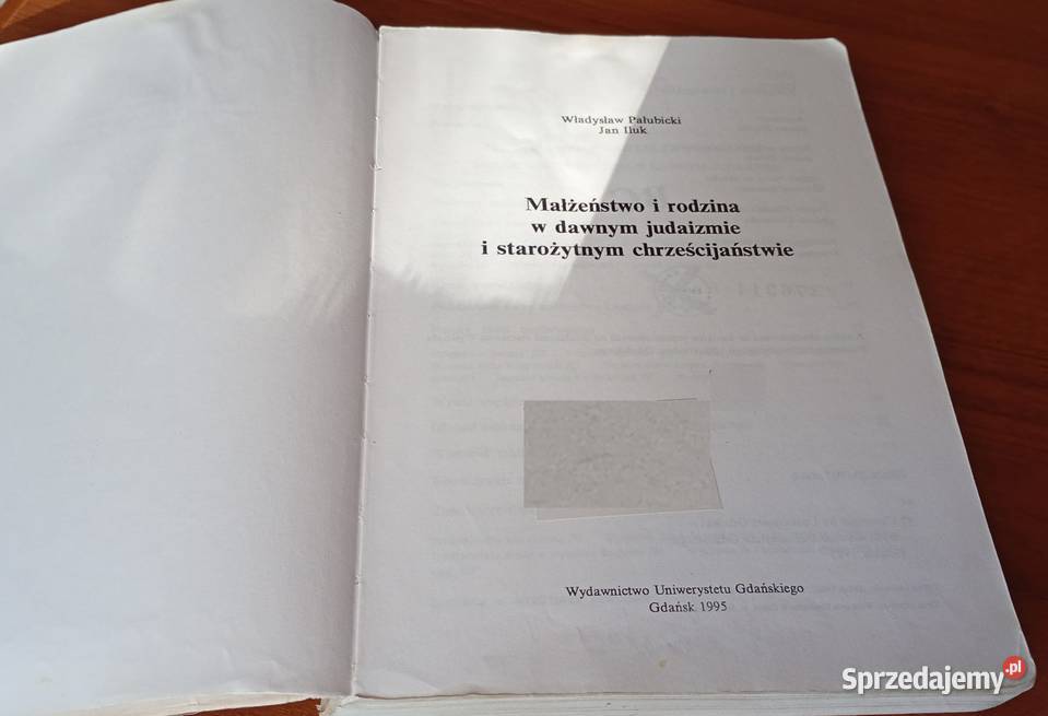 Małżeństwo i rodzina w dawnym judaizmie i staroż studia Gdańsk