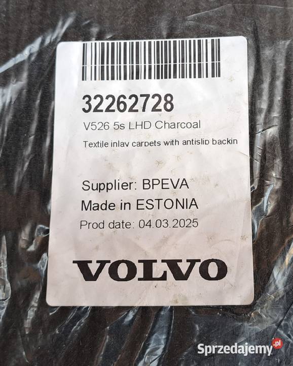 Oryginalne Dywaniki Welurowe Volvo XC90 II Mielęcin