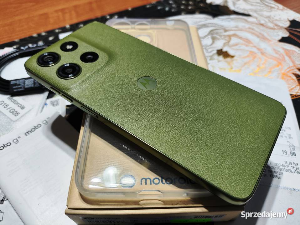 NOWY Telefon Motorola G15 8GB4GB128GBKplBez Telefony i Akcesoria Niegowonice sprzedam