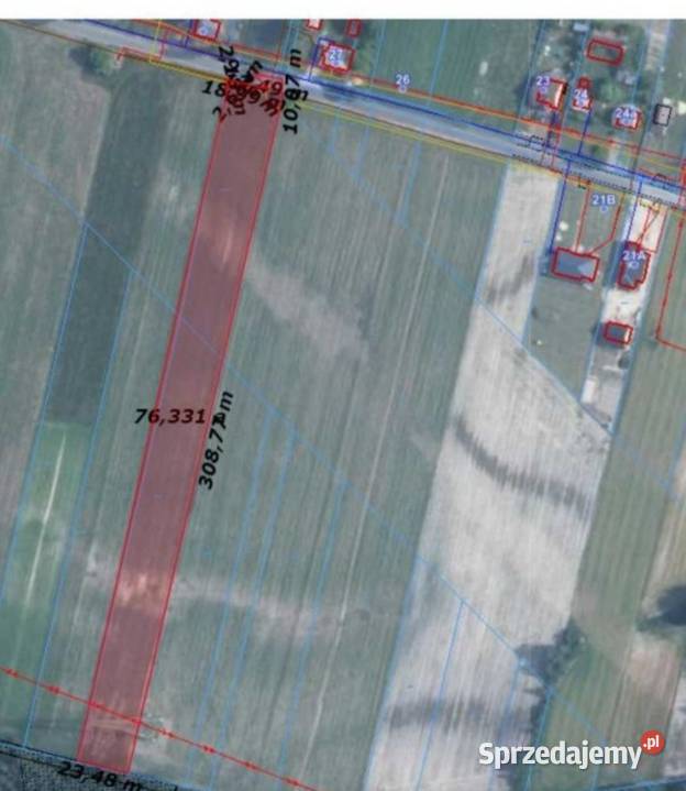 Sprzedam działkę budowlanąrolną Jasieniec Lublin