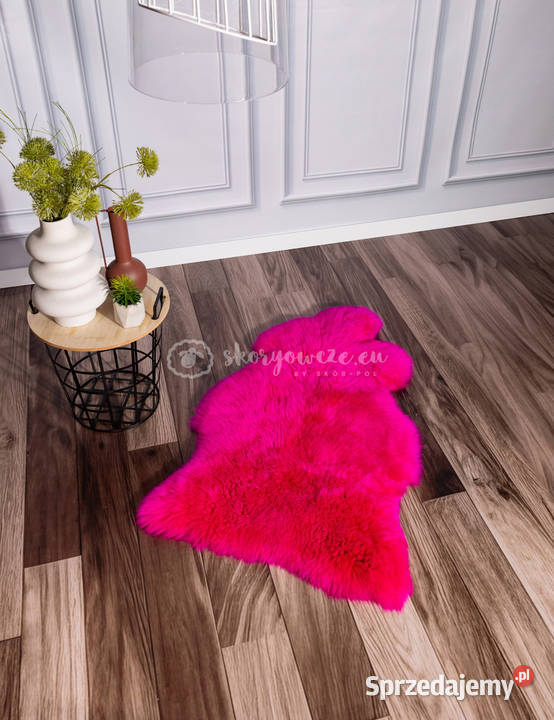 Naturalna Skóra owcza farbowana dekoracyjna